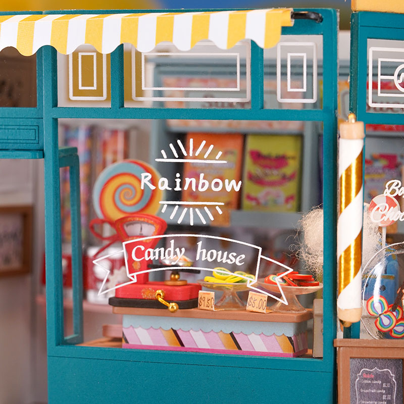 DG158 - Rainbow Candy House με φωτισμό - Pet shop Petsite.gr - RoLife
