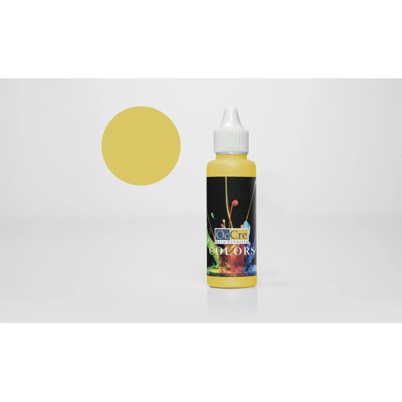 19306 - Κίτρινο Ακρυλικό Χρώμα 30ml - Pet shop Petsite.gr - OcCre