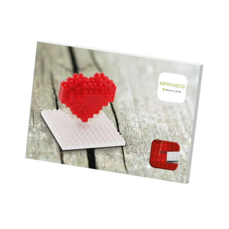 BRIXIES Postcard Heart