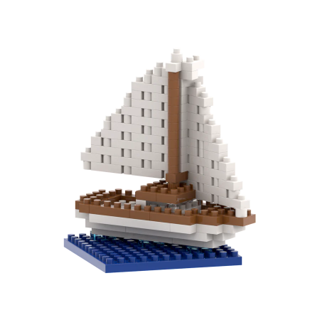 BRIXIES Postcard Sailing Boat