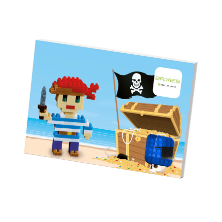 BRIXIES Postcard Pirate