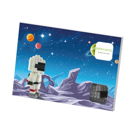 BRIXIES Postcard Astronaut