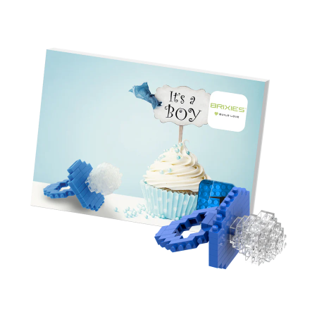 BRIXIES Postcard Baby Boy