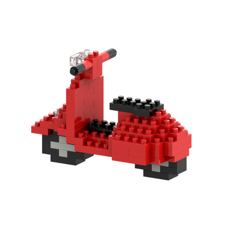 BRIXIES Postcard Scooter