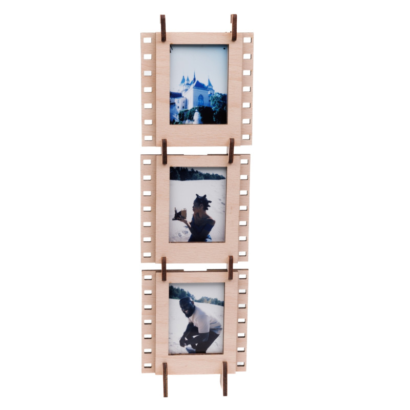 JLK008 - Κορνίζες Φωτογραφιών για Mini Instax Film ~ Φυσικό Χρώμα (σετ 3 τμχ) - Pet shop Petsite.gr - Jolly Look