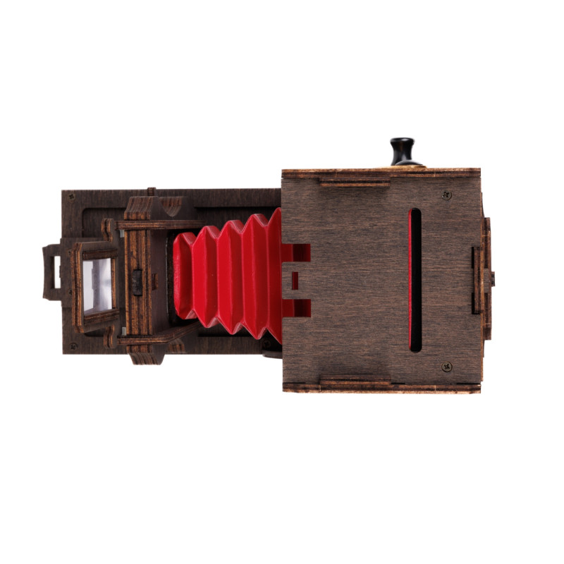 JLK011 - Συναρμολογημένη Pinhole Instant Mini Film Camera ~ Βαμμένο Σκούρο Καφέ - Pet shop Petsite.gr - Jolly Look