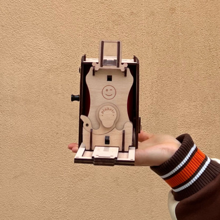 Συναρμολογημένη Pinhole Instant Mini Film Camera ~ Φυσικό Χρώμα