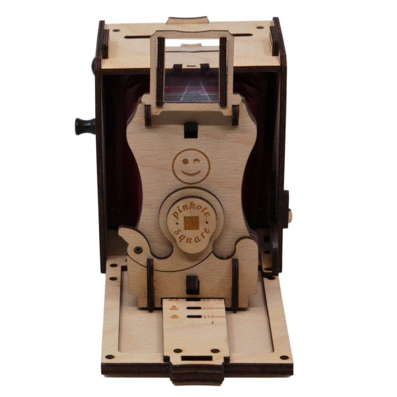 JLK022 - Συναρμολογημένη Pinhole Instant Film Camera SQUARE ~ Φυσικό Χρώμα - Pet shop Petsite.gr - Jolly Look