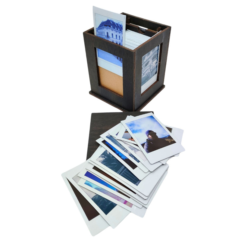 JLK026 - Jolly Look Photo Box ~ Βαμμένο Σκούρο Καφέ - Pet shop Petsite.gr - Jolly Look