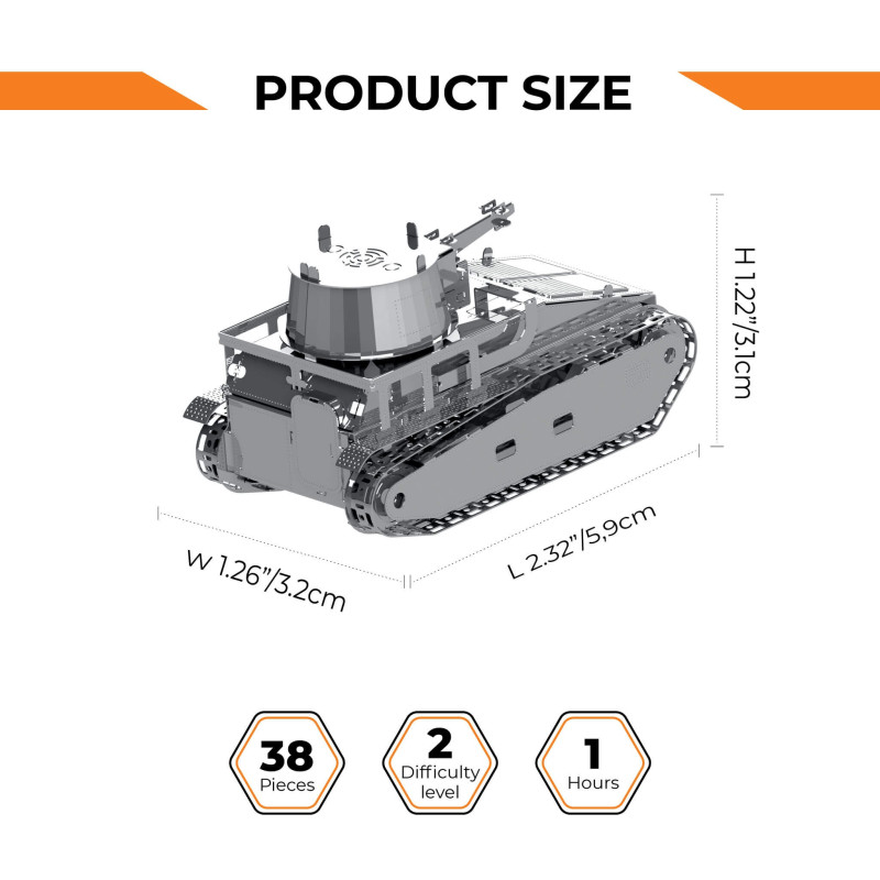 MT063 - Άρμα Leichttraktor VS.KFZ.31 - Pet shop Petsite.gr - Metal Time
