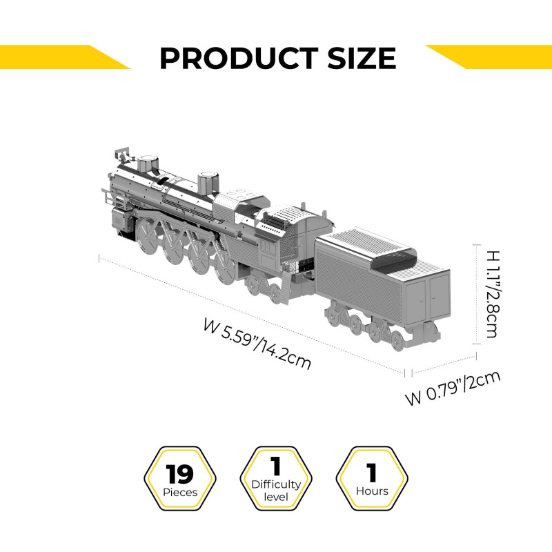 MT082 - Αμαξοστοιχία Polar Steel SE - Pet shop Petsite.gr - Metal Time