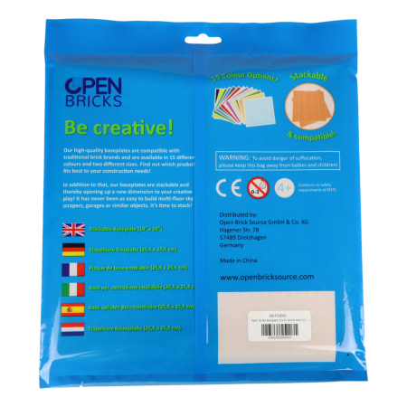 Open Bricks Βάση Άμμος ερήμου ~ Desert sand (2 τμχ)