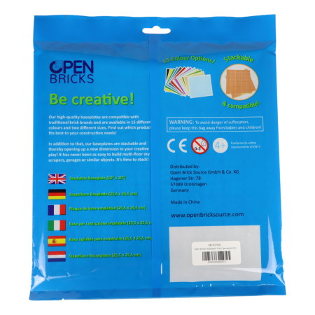 Open Bricks Βάση Κατασκευής Πλακόστρωτο έδαφος ~ Pavement (2 τμχ)
