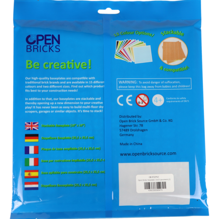 Open Bricks Βάση Κατασκευής Πλακόστρωτο έδαφος ~ Pavement (2 τμχ)