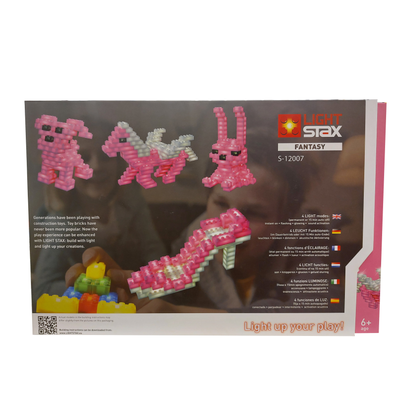 S-12007 - Light STAX Fantasy (4 σε 1) με Επαναφορτιζόμενη βάση τροφοδοσίας & 4 Λειτουργίες Φωτισμού - Pet shop Petsite.gr - Open Brick Source