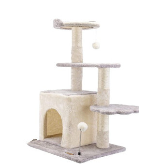 0000724 - ΓΑΤΟΔΕΝΤΡΟ ΜΕ ΦΩΛΙΤΣΑ 1 ΠΑΤΩΜΑ ΠΑΤΟΥΣΑ ΚΑΙ 1 ΚΑΘΙΣΜΑ 50*40*85cm DENIK - Pet shop Petsite.gr - Διάφορα