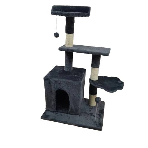 0000724 - ΓΑΤΟΔΕΝΤΡΟ ΜΕ ΦΩΛΙΤΣΑ 1 ΠΑΤΩΜΑ ΠΑΤΟΥΣΑ ΚΑΙ 1 ΚΑΘΙΣΜΑ 50*40*85cm DENIK - Pet shop Petsite.gr - Διάφορα