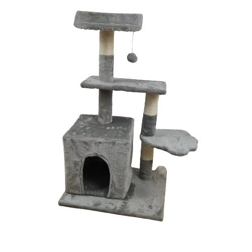 0000724 - ΓΑΤΟΔΕΝΤΡΟ ΜΕ ΦΩΛΙΤΣΑ 1 ΠΑΤΩΜΑ ΠΑΤΟΥΣΑ ΚΑΙ 1 ΚΑΘΙΣΜΑ 50*40*85cm DENIK - Pet shop Petsite.gr - Διάφορα