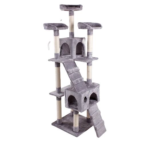 0000734 - ΓΑΤΟΔΕΝΤΡΟ ΜΕ ΔΥΟ ΦΩΛΙΕΣ 60*50*185cm DENIK - Pet shop Petsite.gr - Διάφορα