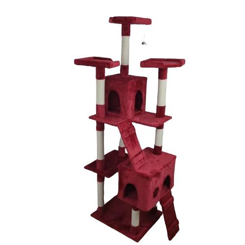 0000734 - ΓΑΤΟΔΕΝΤΡΟ ΜΕ ΔΥΟ ΦΩΛΙΕΣ 60*50*185cm DENIK - Pet shop Petsite.gr - Διάφορα