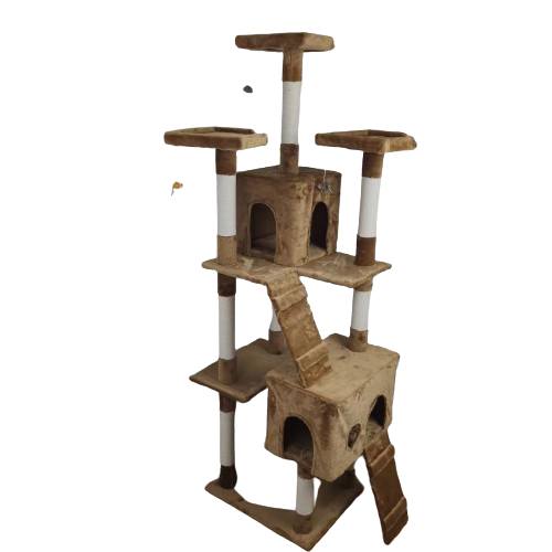 0000734 - ΓΑΤΟΔΕΝΤΡΟ ΜΕ ΔΥΟ ΦΩΛΙΕΣ 60*50*185cm DENIK - Pet shop Petsite.gr - Διάφορα