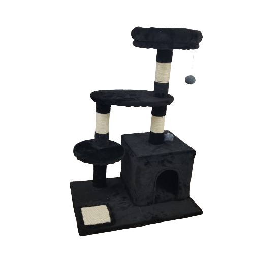 0000743 - ΓΑΤΟΔΕΝΤΡΟ ΜΕ ΦΩΛΙΤΣΑ ΚΑΙ 2 ΠΑΤΩΜΑΤΑ 60*40*84cm DENIK - Pet shop Petsite.gr - Διάφορα