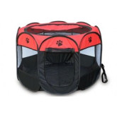 076L - ΠΑΡΚΟ ΣΚΥΛΟΥ LARGE ΑΝΑΔΙΠΛΟΥΜΕΝΟ ΥΦΑΣΜΑΤΙΝΟ 114*114*60cm - Pet shop Petsite.gr - Διάφορα