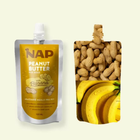NAP ΦΥΣΤΙΚΟΒΟΥΤΥΡΟ ΓΙΑ ΣΚΥΛΟΥΣ ΜΕ ΜΠΑΝΑΝΑ 120ml