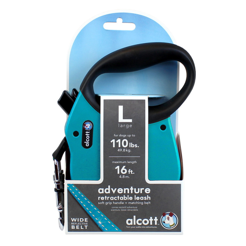 15400 - ALCOTT ADVENTURE LG 5m/ΕΩΣ 50kg ΠΤΥΣΣΟΜΕΝΟΣ ΟΔΗΓΟΣ ΣΚΥΛΟΥ - Pet shop Petsite.gr - Alcott