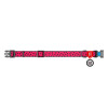 31466 - DOG COLLAR WATERMELON XL 25mm*37-58cm PLASTIC FASTEX - Pet shop Petsite.gr - Collar