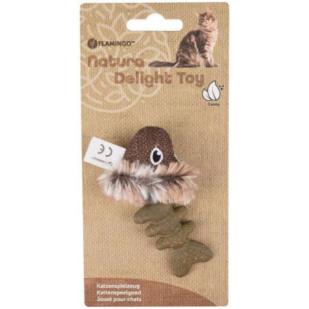 NATURA DELIGHT TOY FISH MIX ΜΕ CATNIP 9cm FLAMINGO