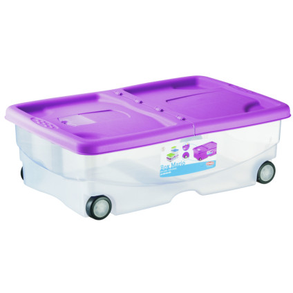 ΔΟΧΕΙΟ ΑΠΟΘΗΚΕΥΣΗΣ STEFANBOX MARIO ΜΕ ΡΟΔΕΣ 60*40*18cm