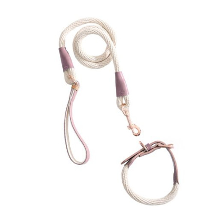 7297 - ΣΕΤ ΟΔΗΓΟΣ & ΠΕΡΙΛΑΙΜΙΟ ΑΠΟ ΣΧΟΙΝΙ ΣΕ 2 ΧΡΩΜΑΤΑ 2*45cm/2*122cm - Pet shop Petsite.gr - Pet Camelot