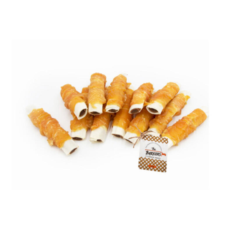 80430 - STICK ΜΕ ΦΙΛΕΤΟ ΚΟΤΟΠΟΥΛΟΥ ΚΑΙ ΓΕΜΙΣΗ ΣΥΚΩΤΙΟΥ 13cm 40gr THE BARKERS - Pet shop Petsite.gr - The Barkers