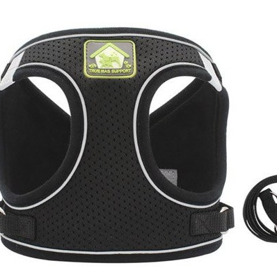 DOG HARNESS NET LARGE WITH LEASH