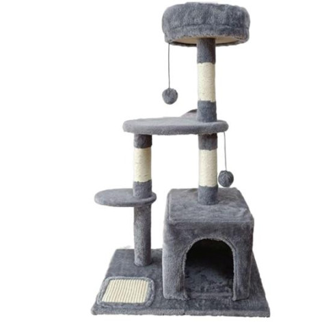 0000743 - ΓΑΤΟΔΕΝΤΡΟ ΜΕ ΦΩΛΙΤΣΑ ΚΑΙ 2 ΠΑΤΩΜΑΤΑ 60*40*84cm DENIK - Pet shop Petsite.gr - Διάφορα