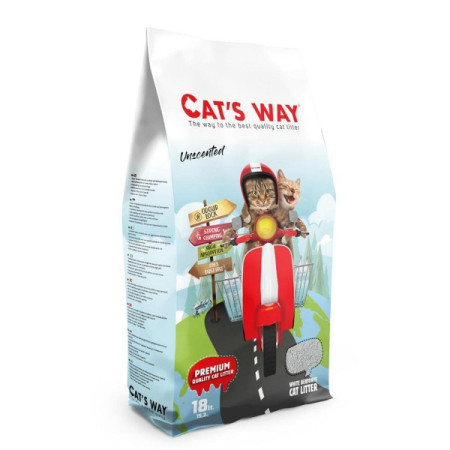 CAT'S WAY UNSCENTED NATURAL 18lt