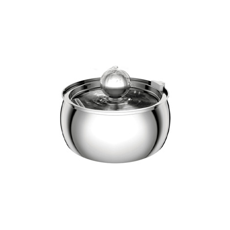05564 - PET WATER FOUNTAIN CURVY STAINLESS STEEL 4L PET INTEREST - Pet shop Tropikos on line - Pet Interest