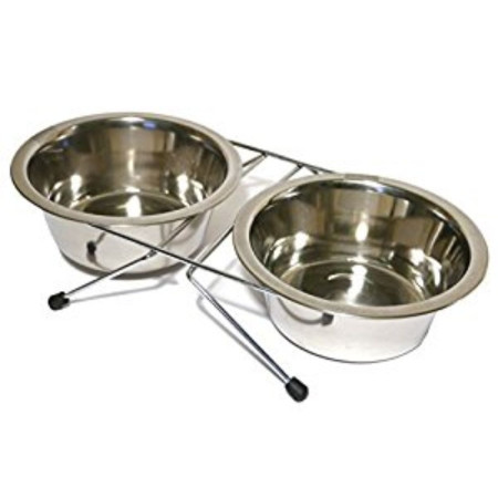 S/STEEL WIRE DOUBLE DINER LARGE