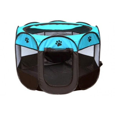 ΠΑΡΚΟ ΣΚΥΛΟΥ MEDIUM ΑΝΑΔΙΠΛΟΥΜΕΝΟ ΥΦΑΣΜΑΤΙΝΟ 91*91*58cm