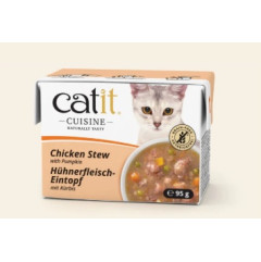 0D42144 - CATIT CUISINE STEW ΚΟΤΟΠΟΥΛΟ ΜΕ ΚΟΛΟΚΥΘΑ 95gr - Pet shop Tropikos on line - Catit
