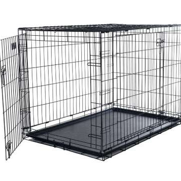 CRATE METAL 3DOOR MEDIUM PLASTIC TRAY 77.5*48.5*55.5cm
