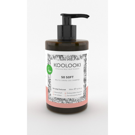 KOOLOOKI SO SOFT Mild & Caring SHAMPOO με ΜΗΛΟΞΥΔΟ & ΠΡΩΤΕΪΝΗ ΜΠΙΖΕΛΙΟΥ 500ml