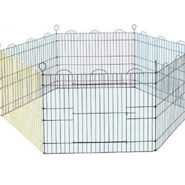HEXAGON MULTICOLOR METAL PLAYPEN 61*61cm