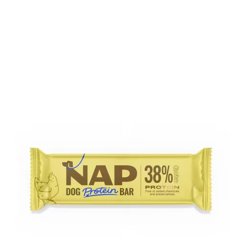 1034 - NAP ΜΠΑΡΑ ΠΡΩΤΕΪΝΗΣ ΜΕ ΚΟΤΟΠΟΥΛΟ ΓΙΑ ΣΚΥΛΟΥΣ 50gr - Pet shop Tropikos on line - Διάφορα