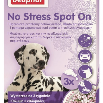 NO STRESS SPOT ON (1 ΠΙΠΕΤΑ) ΓΙΑ ΣΚΥΛΟΥΣ