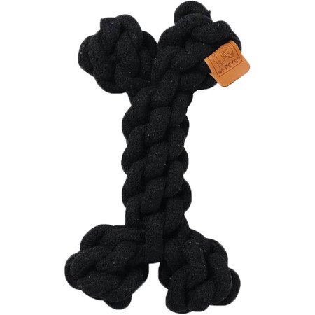 ΠΑΙΧΝΙΔΙ ΣΚΥΛΟΥ ΚΟΚΚΑΛΟ ΑΠΟ ΣΧΟΙΝΙ 30cm ΜΑΥΡΟ