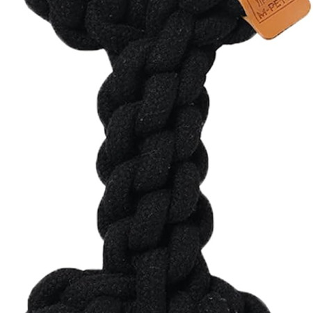 ΠΑΙΧΝΙΔΙ ΣΚΥΛΟΥ ΚΟΚΚΑΛΟ ΑΠΟ ΣΧΟΙΝΙ 30cm ΜΑΥΡΟ