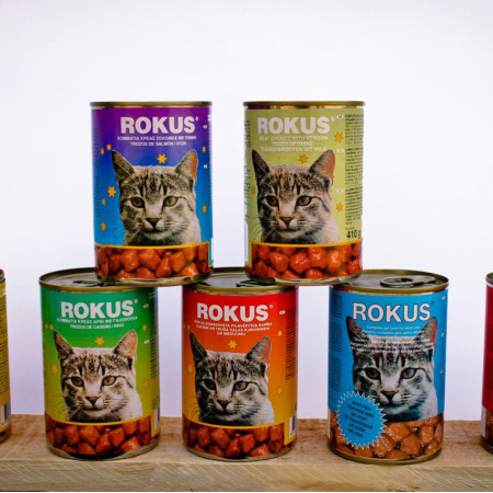 ΚΟΝΣΕΡΒΑ ΓΑΤΑΣ ROKUS 410g