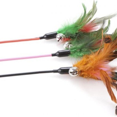 ΚΑΛΑΜΙ ΓΑΤΑΣ STICK ΜΕ ΦΤΕΡΑ & ΚΟΥΔΟΥΝΑΚΙ